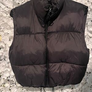Black Puffer Vest